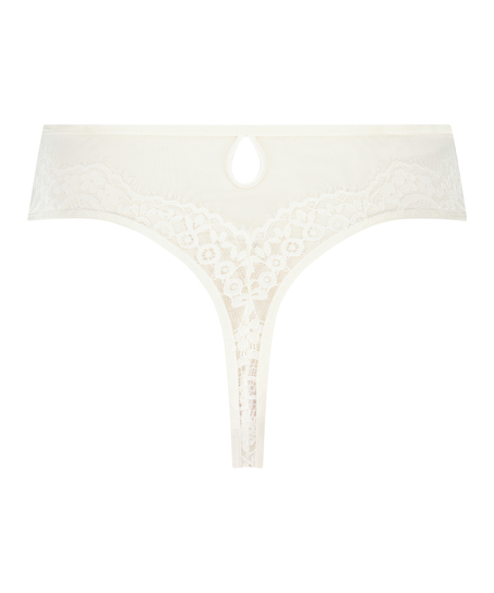 Akelai High Thong, White