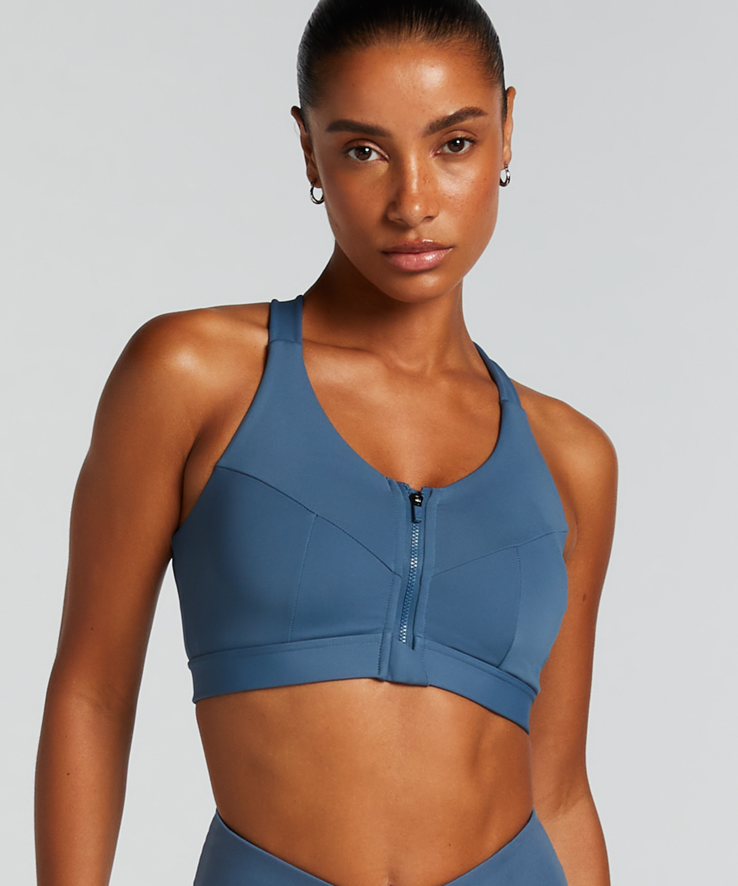 HKMX Sports bra The Pro Level 3, Blue, main