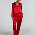Satin Trousers, Red
