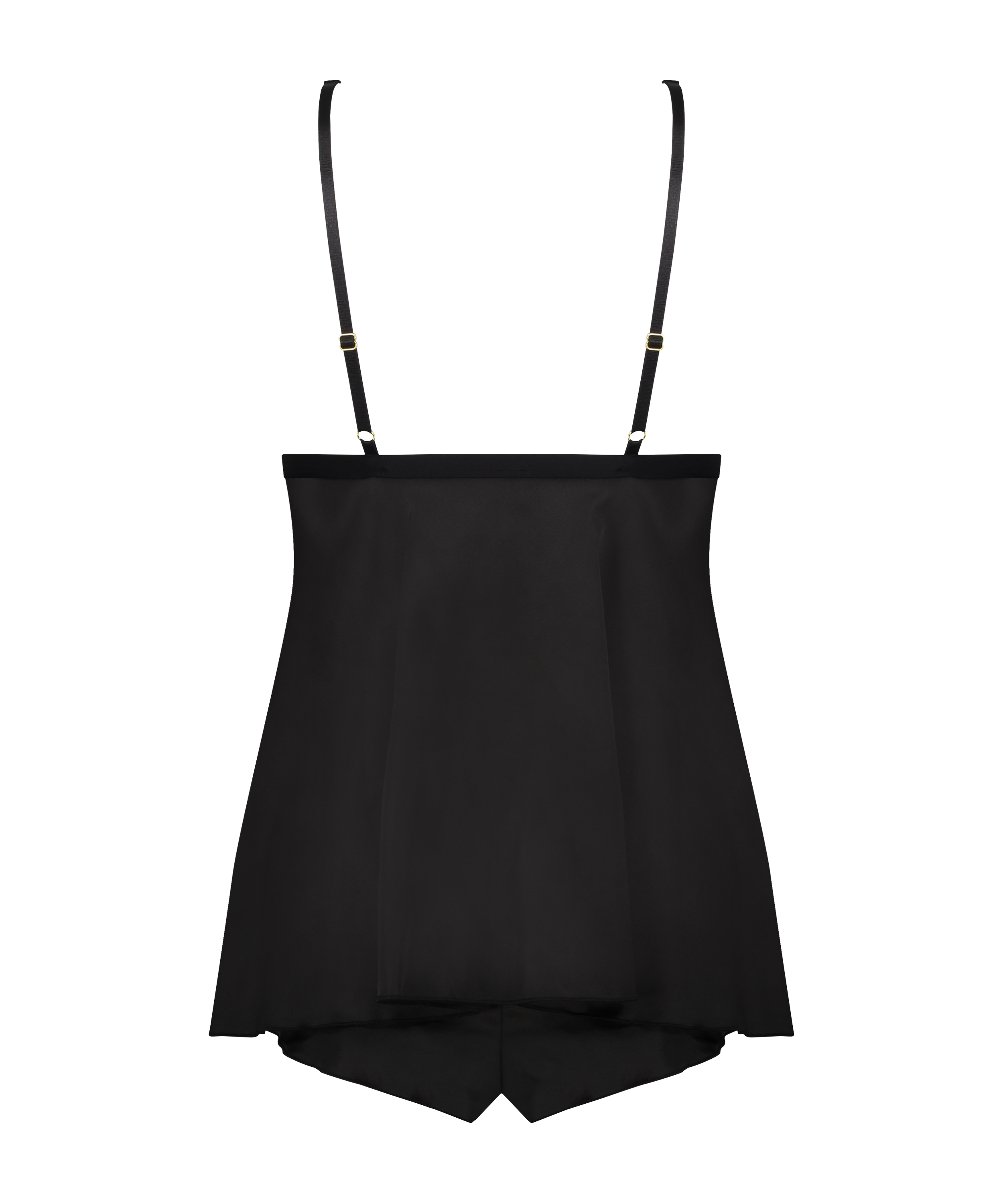 Mariah Satin Babydoll, Black, main