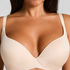 Smooth Padded Underwired Bra, Beige