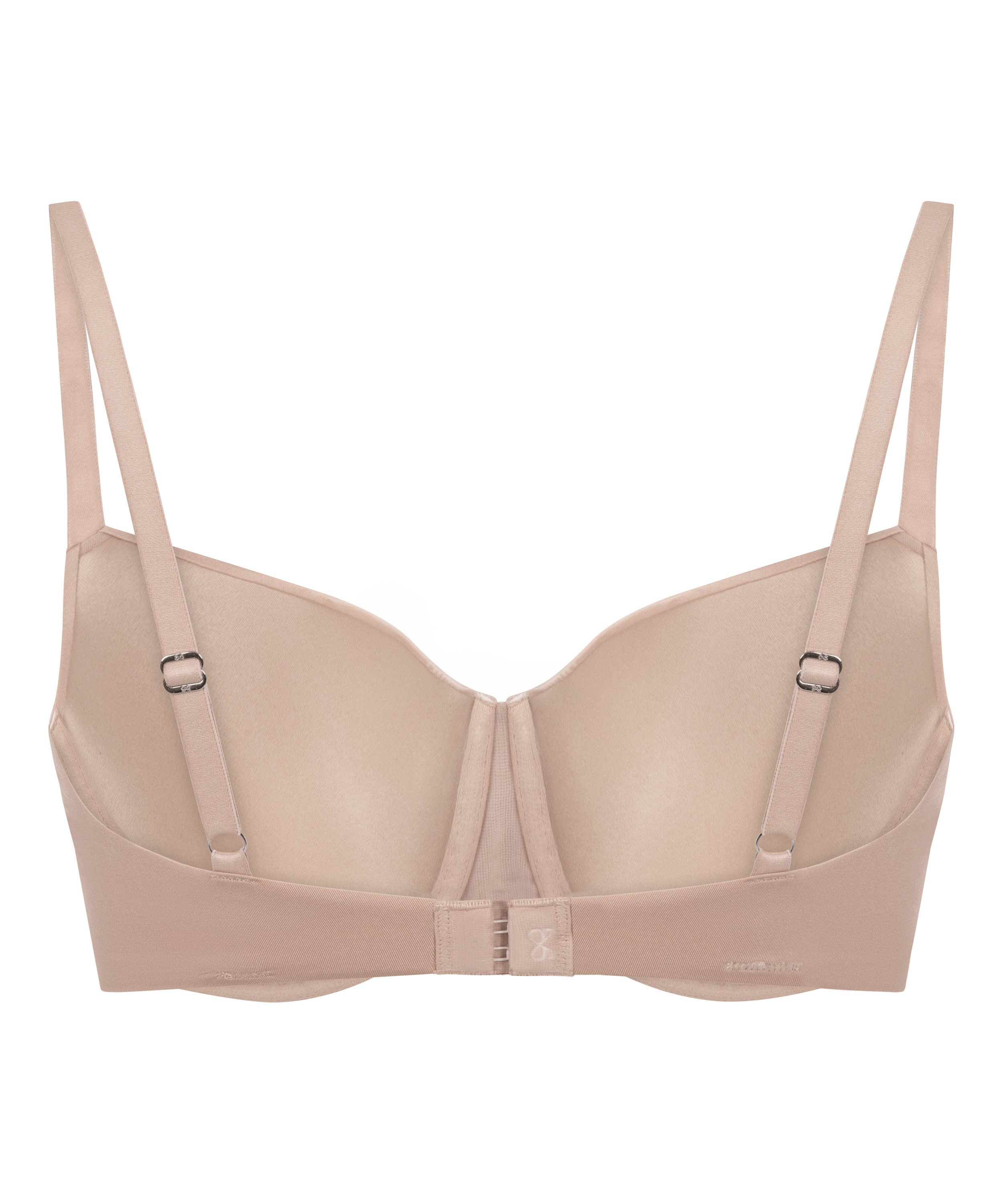 Smooth Padded Underwired Bra, Beige, main