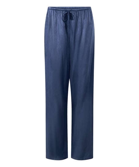 Satin Trousers, Blue