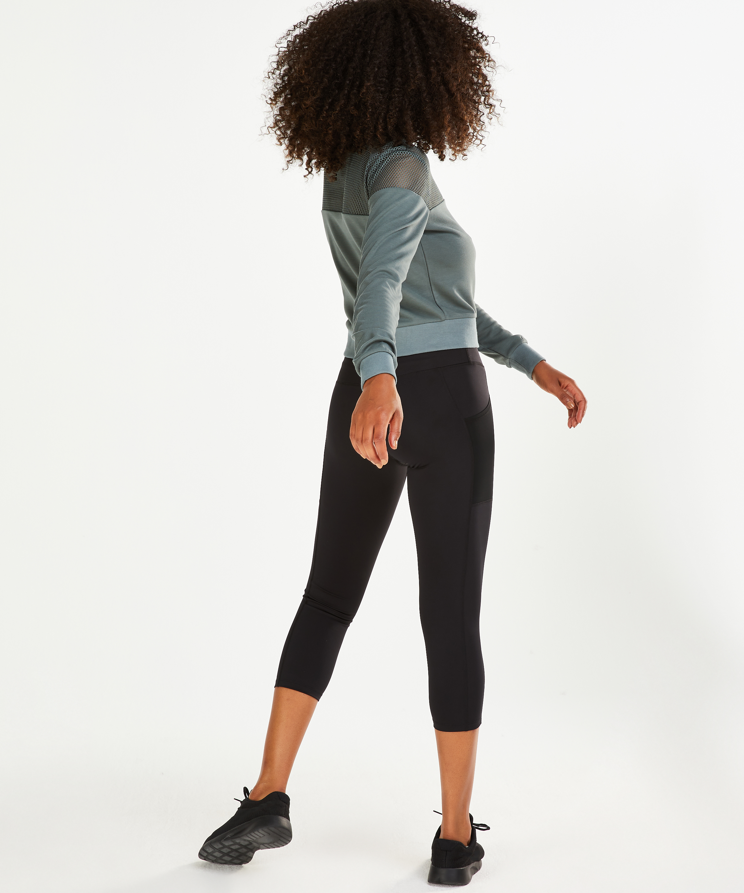 HKMX Mesh Sweater, Green, main