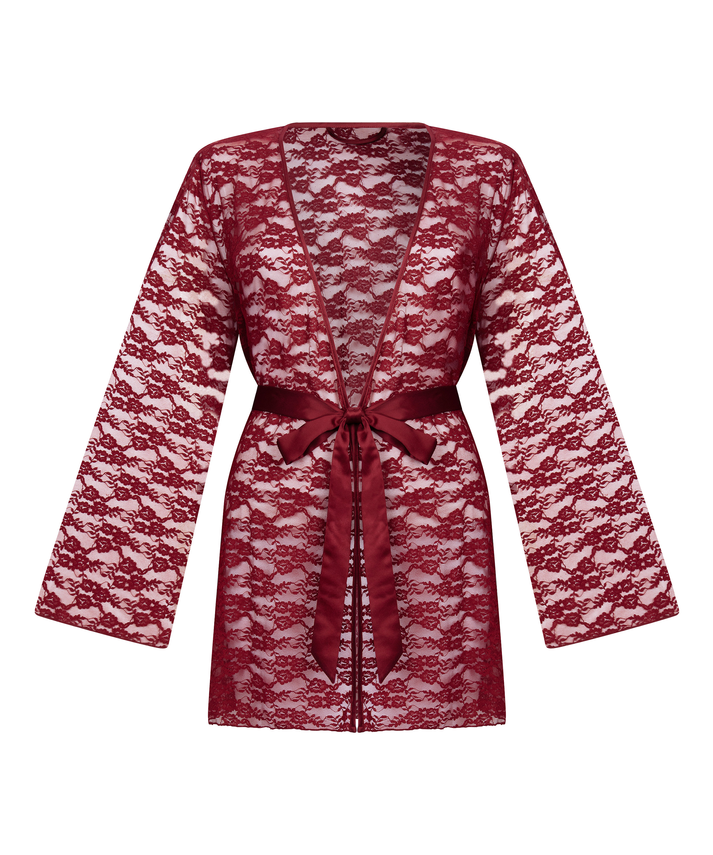 Kimono Allover Lace, Red, main