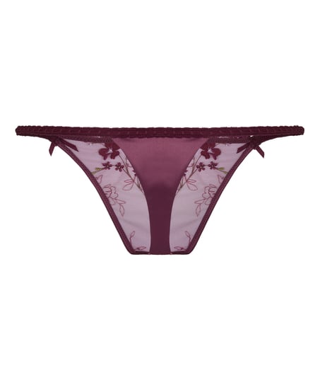 Peonie Highleg Thong, Purple