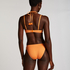 Scallop Lurex Rio Bikini Bottoms, Orange