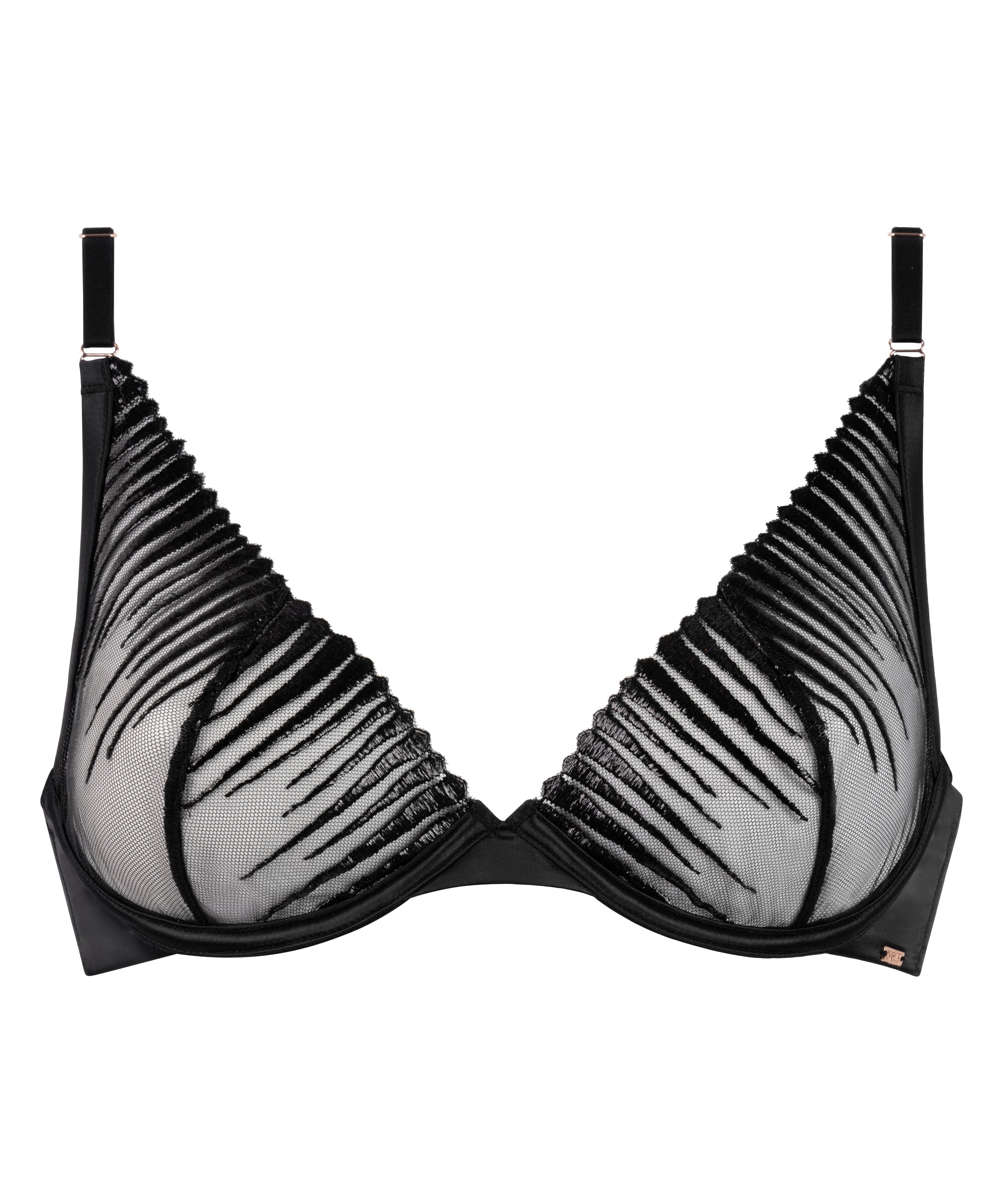 Alice Non-Padded Underwired Bra, Black, main