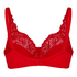 Diva Non-Padded Underwired Bra, Red