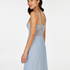 Modal Lace Slip Dress, Blue
