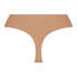 High Waisted Thong Smooth, Brown