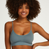 Rose seamless bralette, Green