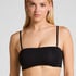 Smooth Bandeau Bralette, Black