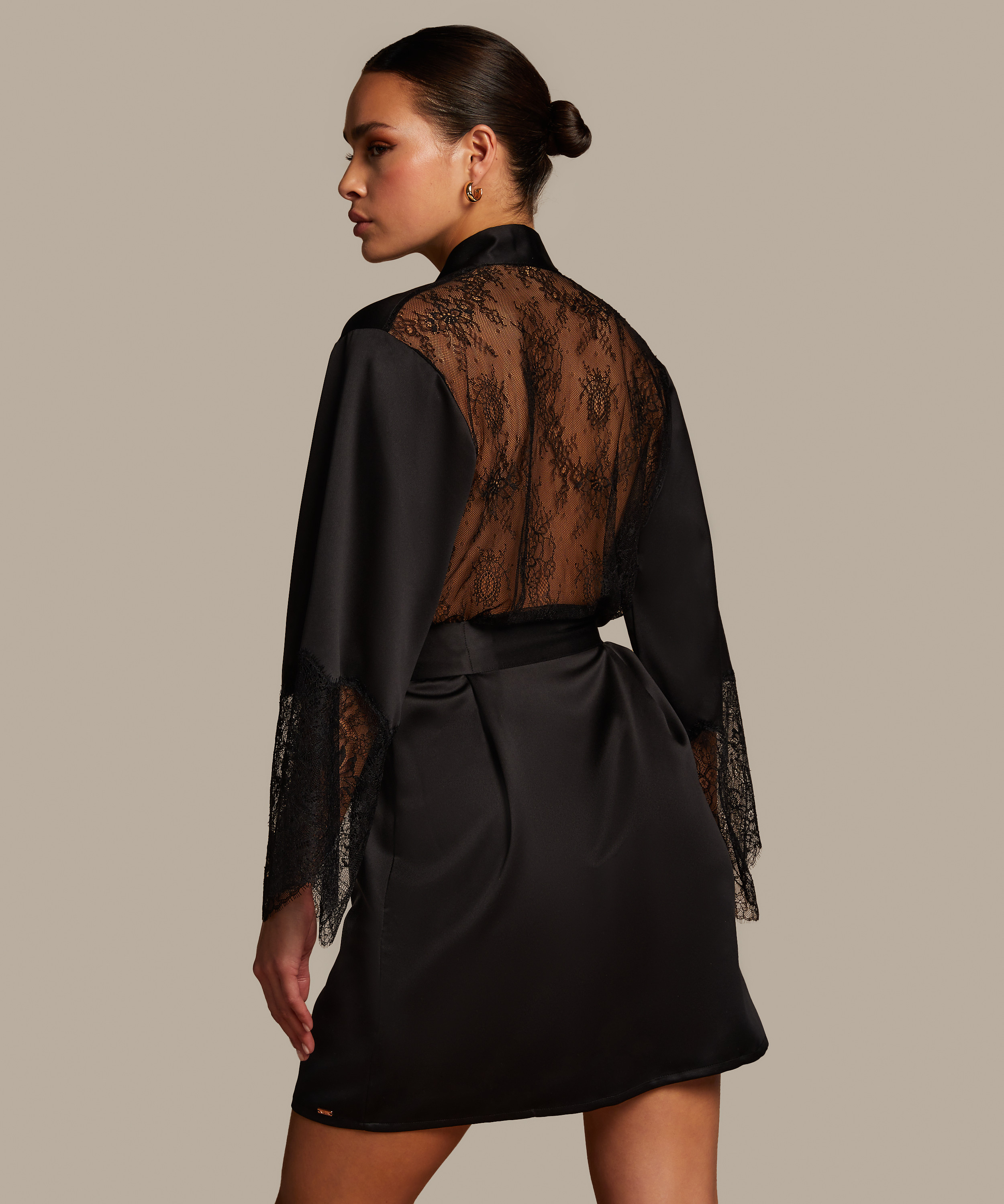 Camille Kimono, Black, main