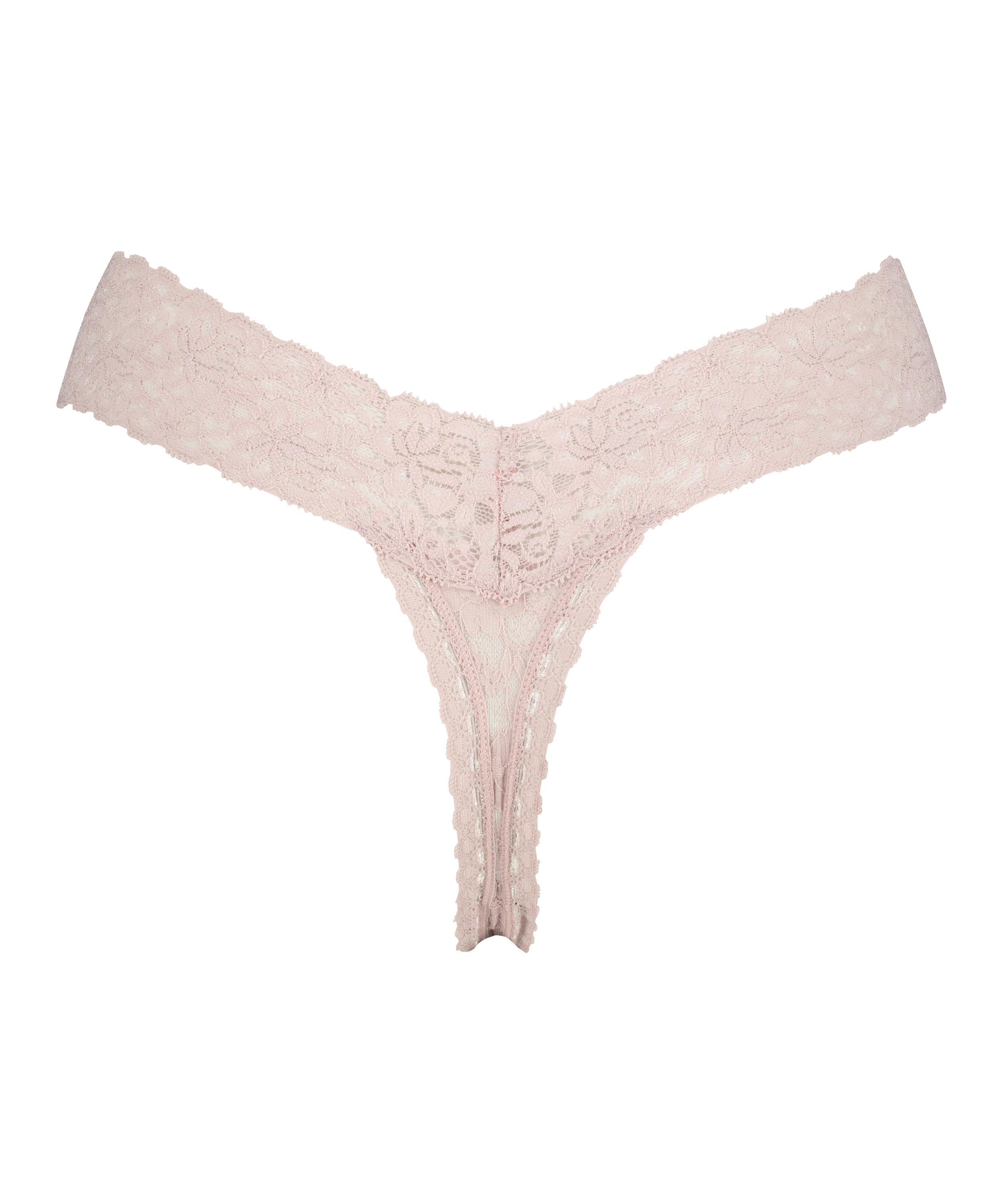 Extra Low V-Thong, Pink, main