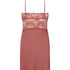 Satin Slip Dress, Pink