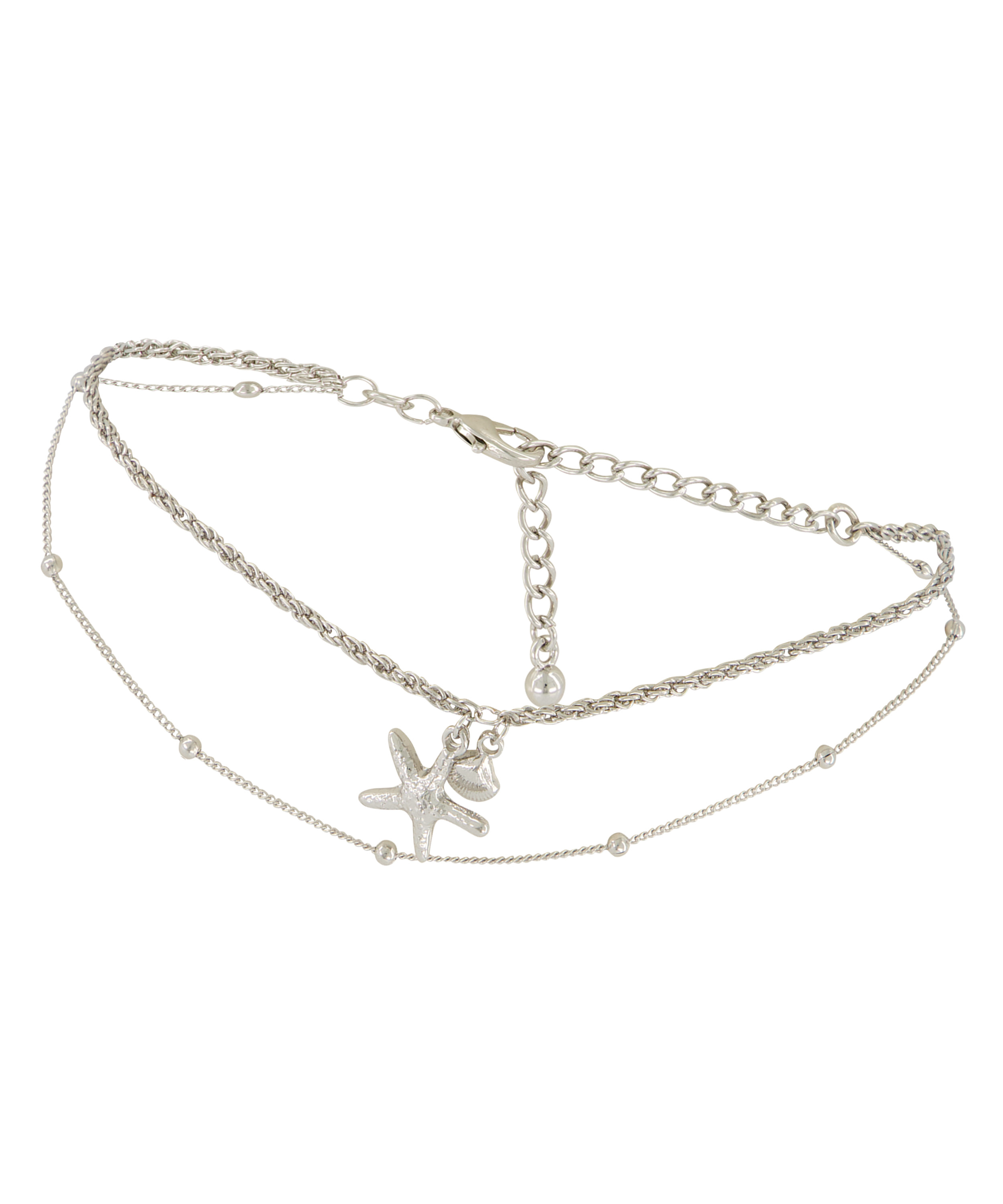 Ankle Chain, Gray, main