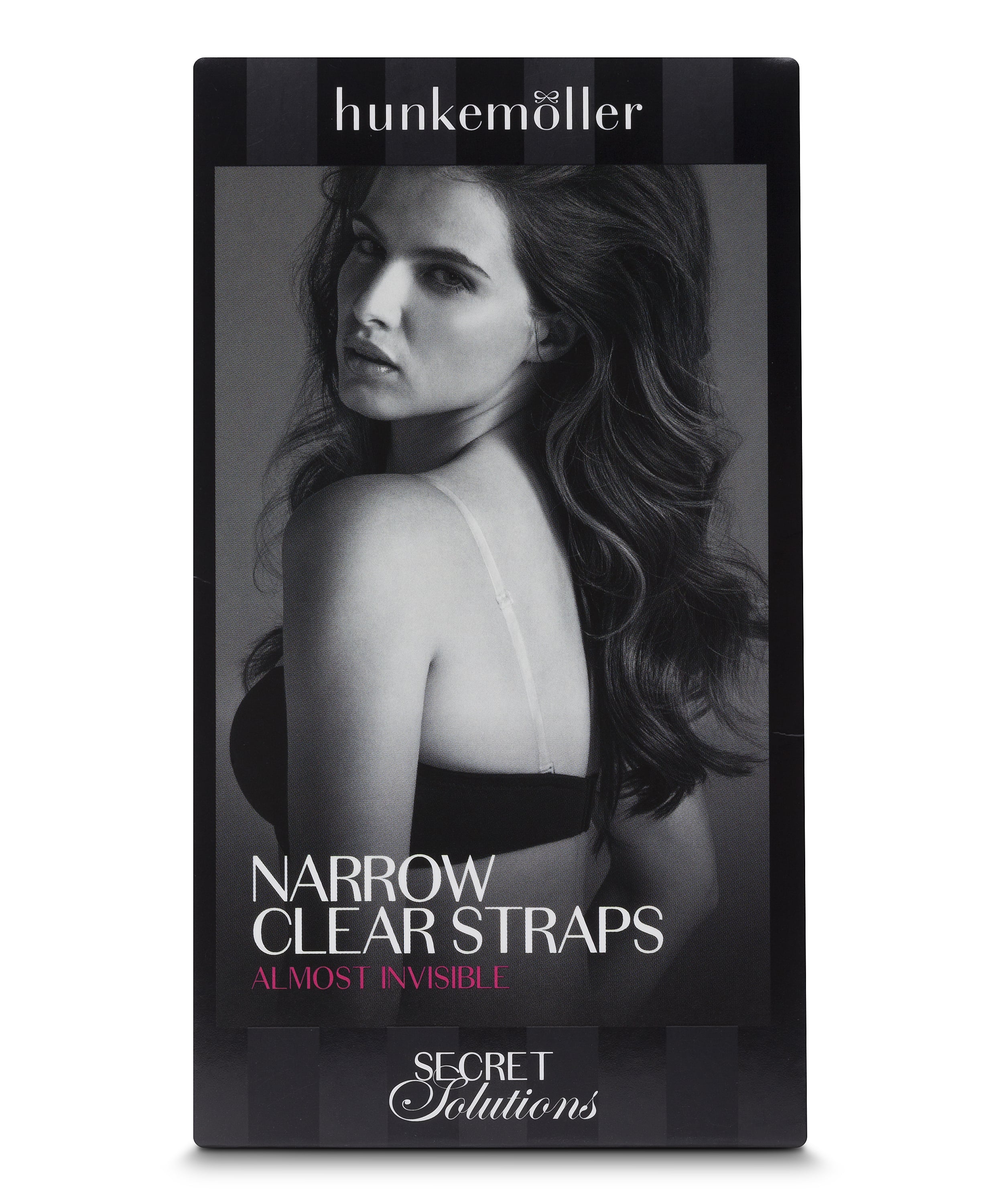 Transparent bra straps, White, main
