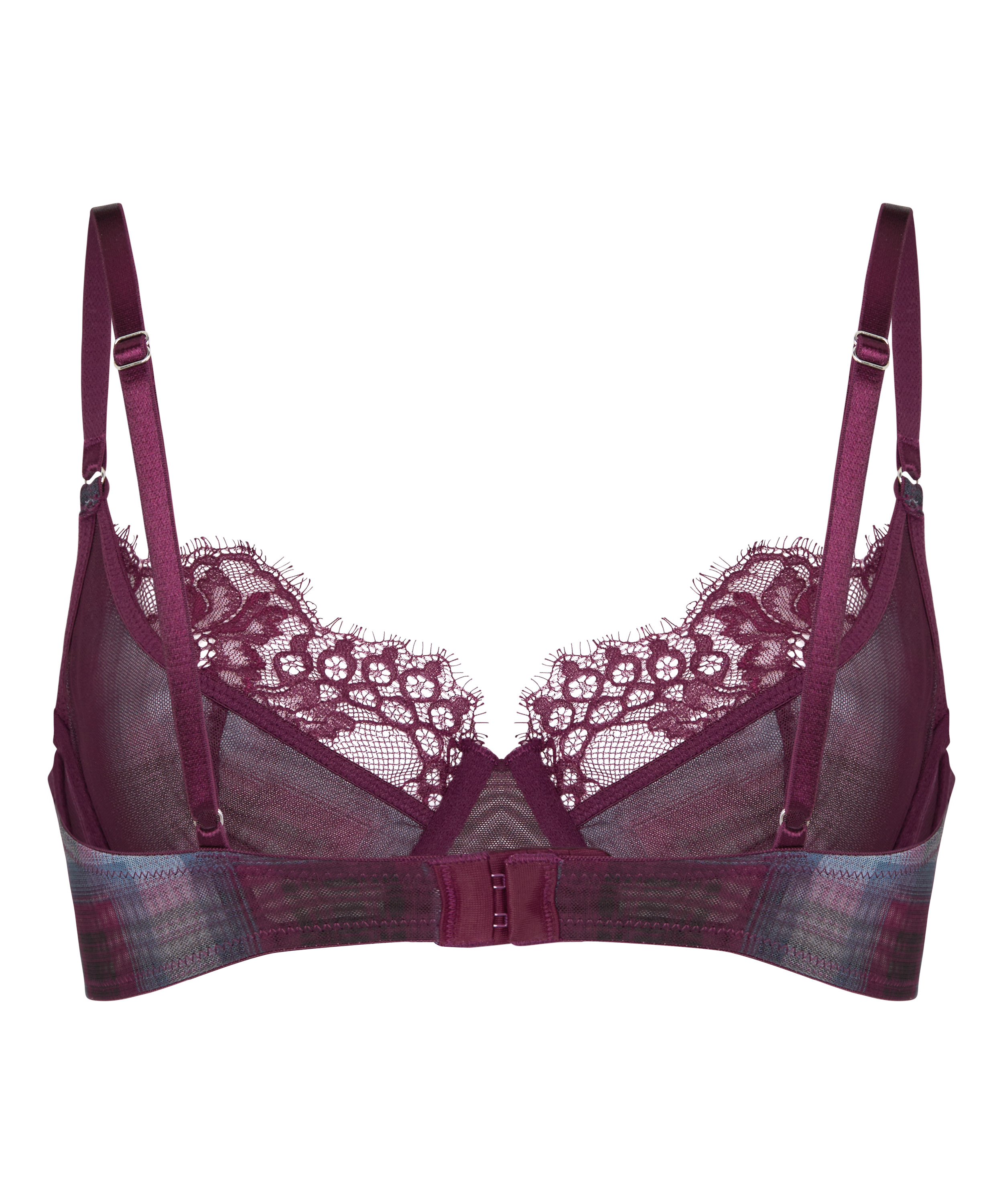 Non-Padded Underwired Bra Elise, Purple, main
