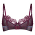 Non-Padded Underwired Bra Elise, Purple