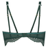 Ingrid padded push-up underwired bra, Green