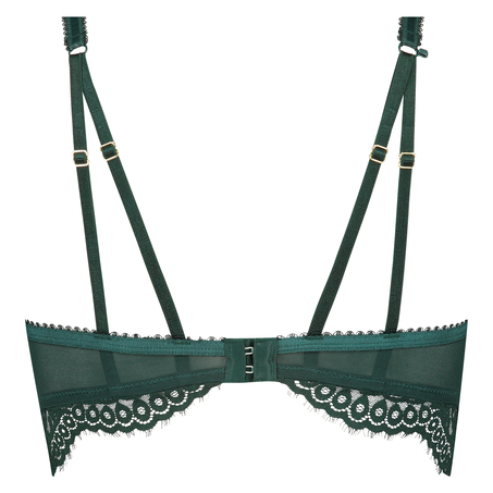 Ingrid padded push-up underwired bra, Green