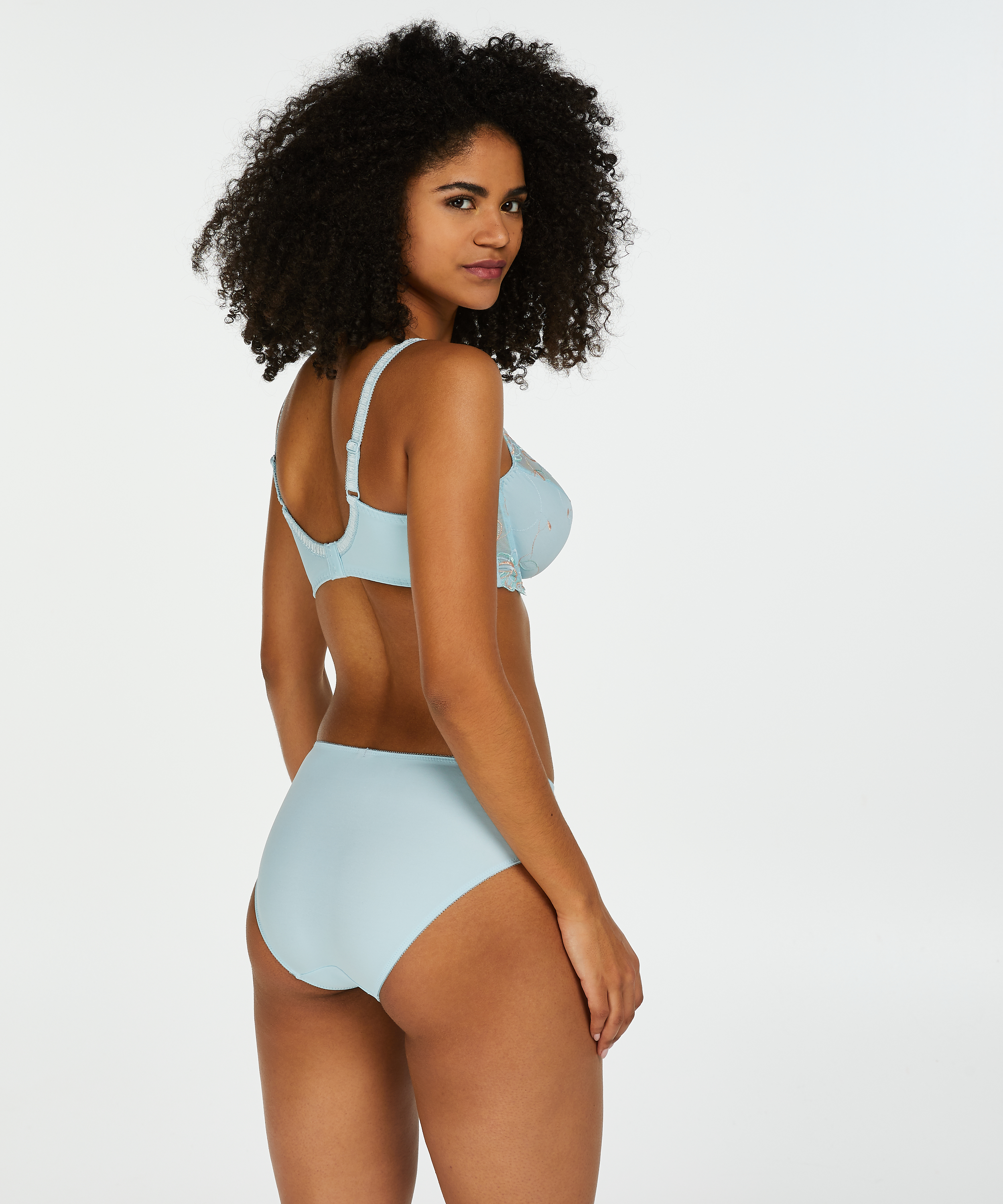 Diva High Knickers, Blue, main