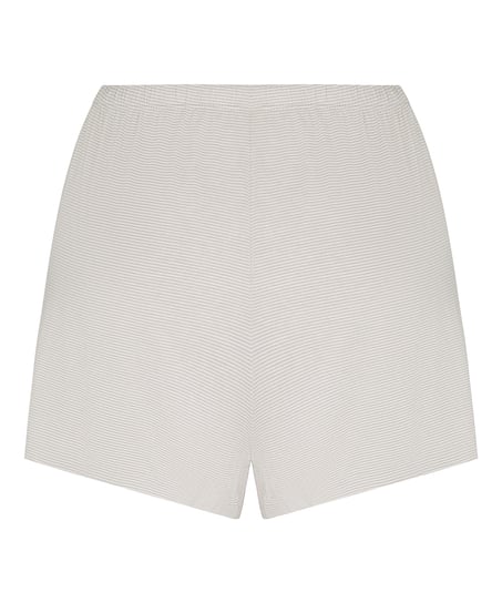 Pyjama Short Striped Jersey, Gray