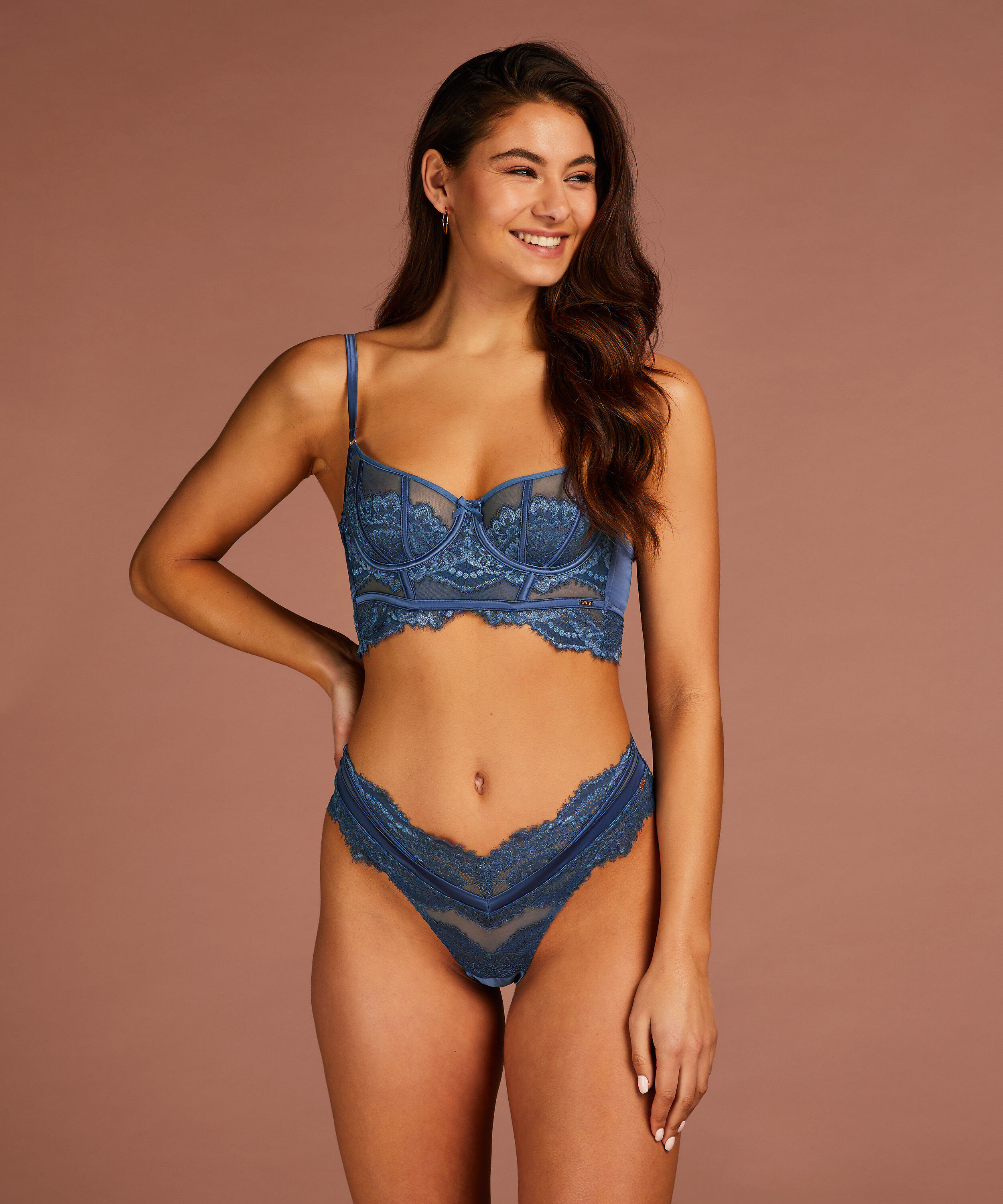 Daan High Leg Brazilian, Blue