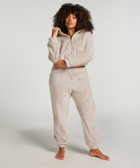 Fleece Top, Gray