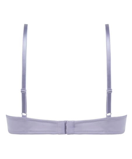 Plunge Padded Underwired Bra, Purple