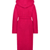 Long Fleece Bathrobe, Pink