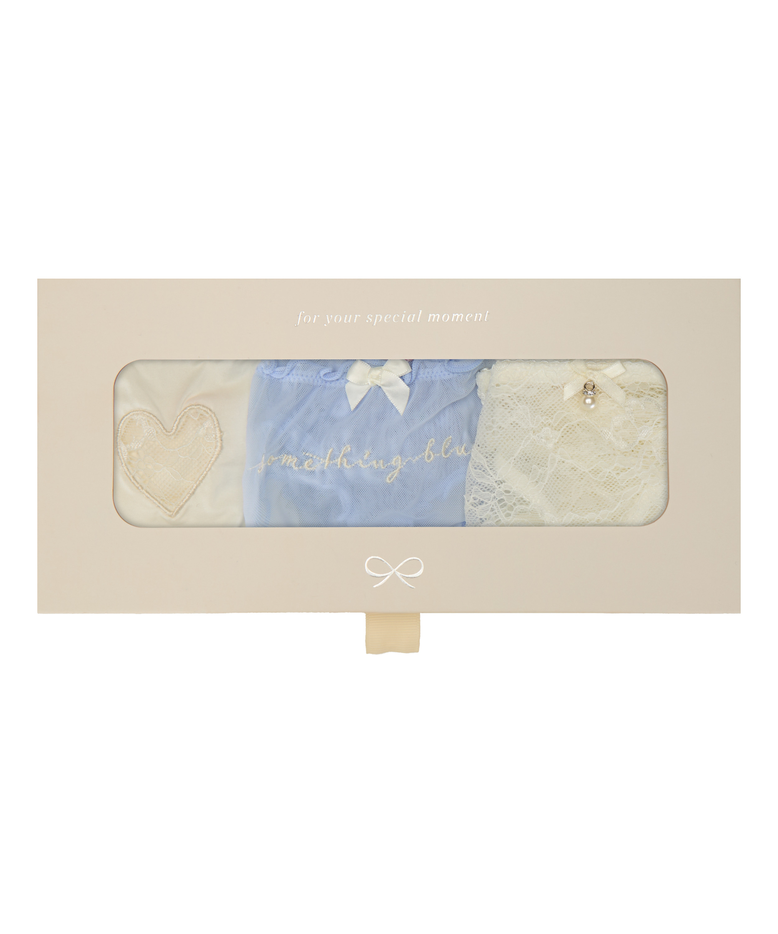 Bridal Thong Multipack, White, main