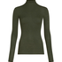 super soft Turtleneck Shirt with Cashmere, Green