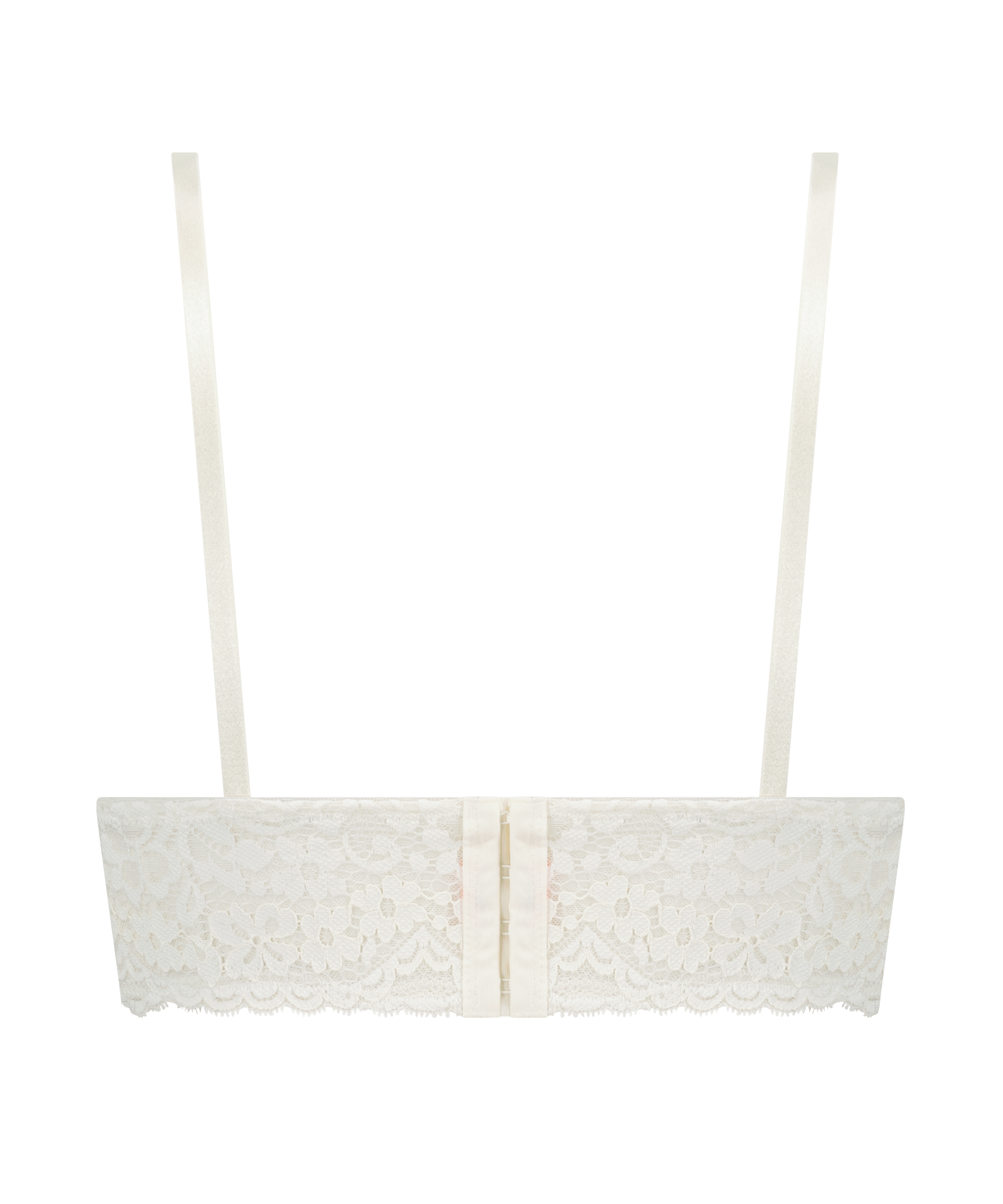 Rose Bralette, White, main