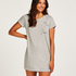 Round Neck Nightshirt, Gray