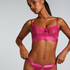 Sable Non-Padded Longline Underwired Bra, Pink
