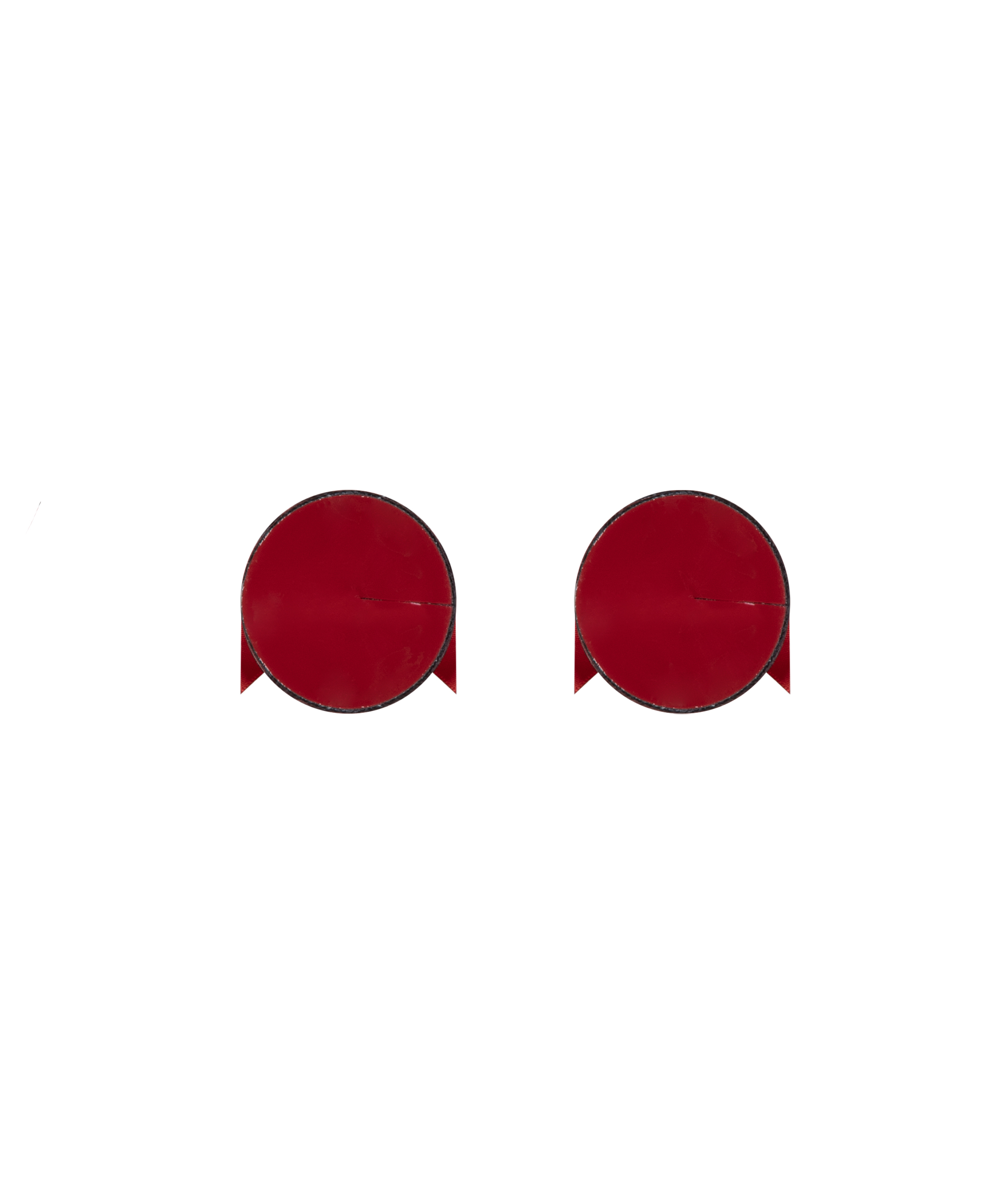 Bow Nipple Covers, Red, main