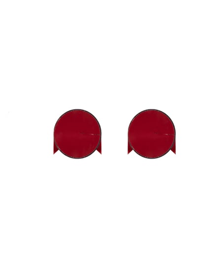 Bow Nipple Covers, Red