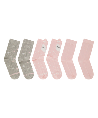 3 pack Giftpack Socks, Pink