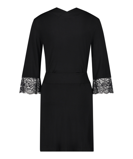 Vera Lace Kimono, Black