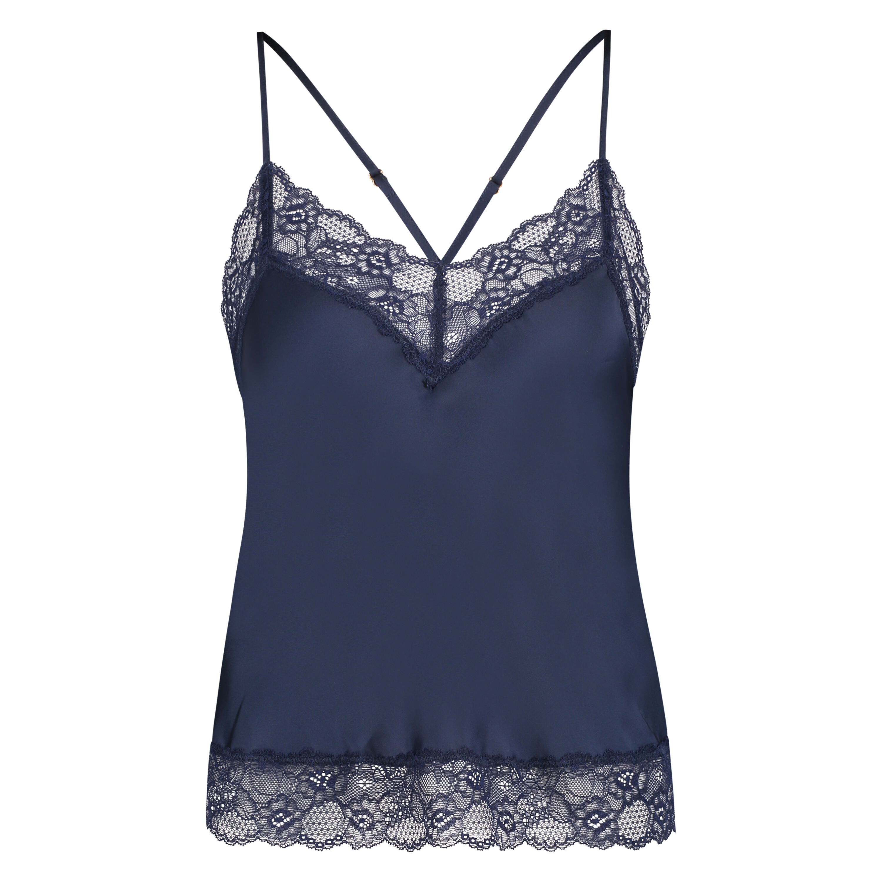 Satin Lace cami top - Pajama Tops - Hunkemöller Satin Lace cami top - Pajama Tops - Hunkemöller