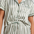 Satin Pyjama Set, Green