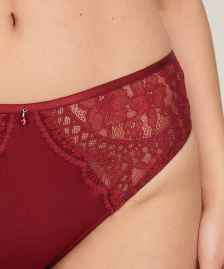 High Waisted Slip Tosca, Red