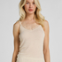 super soft Lace V-Neck cami with Cashmere, White