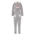 Novelty Fleece Onesie, Gray