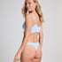 Dianne High Leg Thong, Blue