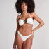 Cabo Bandeau Bikini Top, White