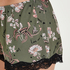 Flower Words Pajama Set, Green