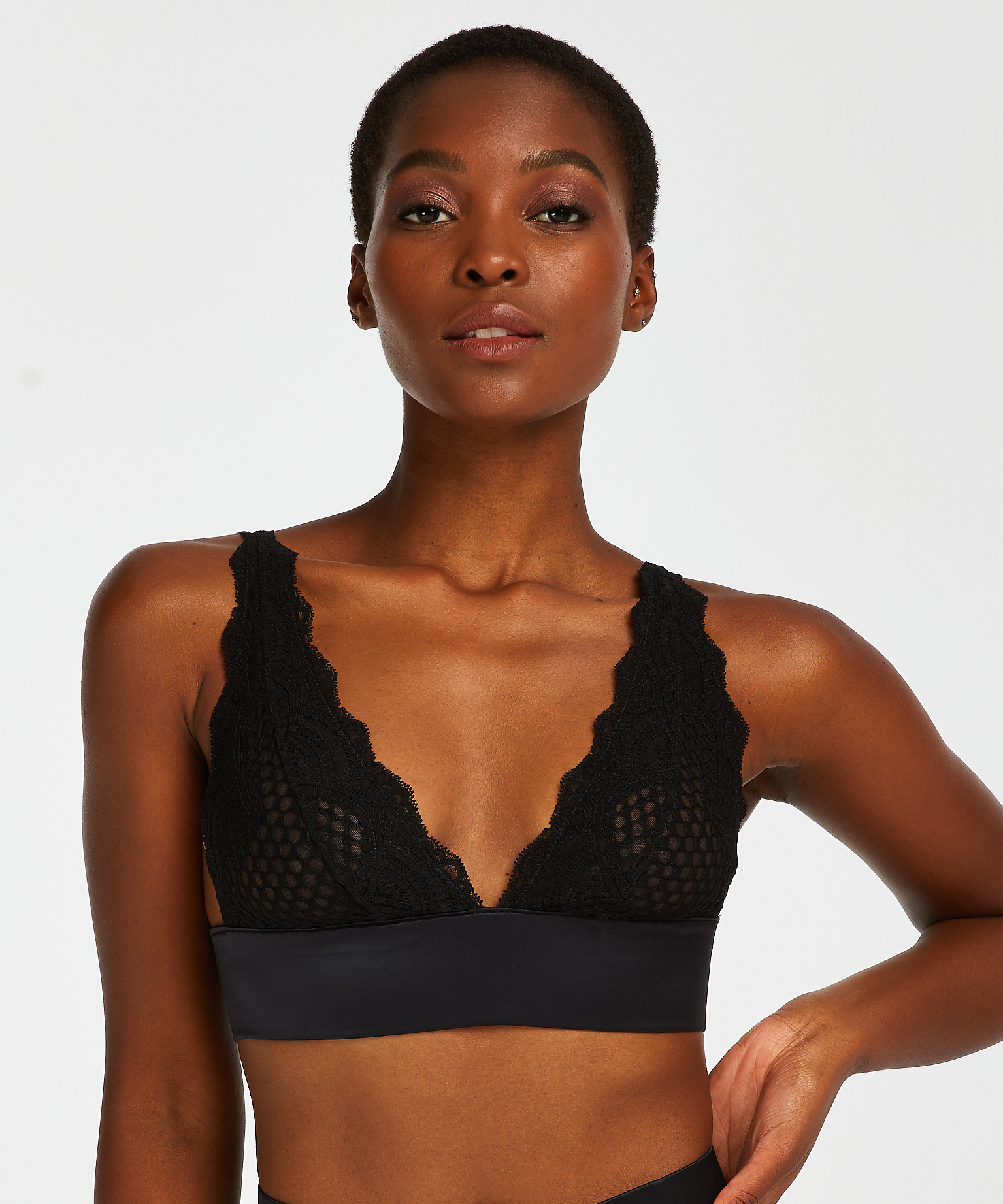 Bralette Duckie, Black, main